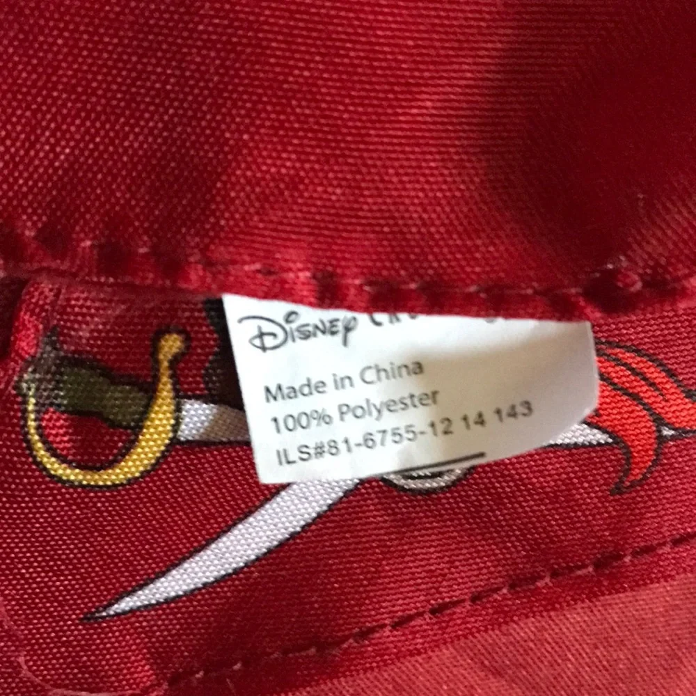 Disney Red Pirates of the Caribbean Triangle Bandana